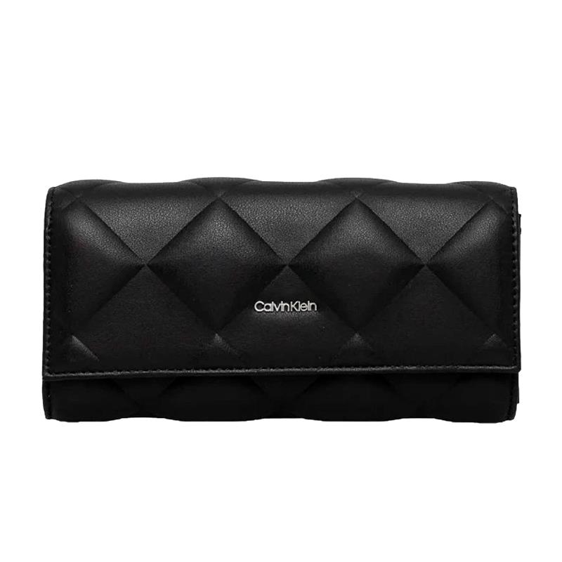 CARTEIRA FEMININA CALVIN KLEIN K60K612899BEH CK BLACK