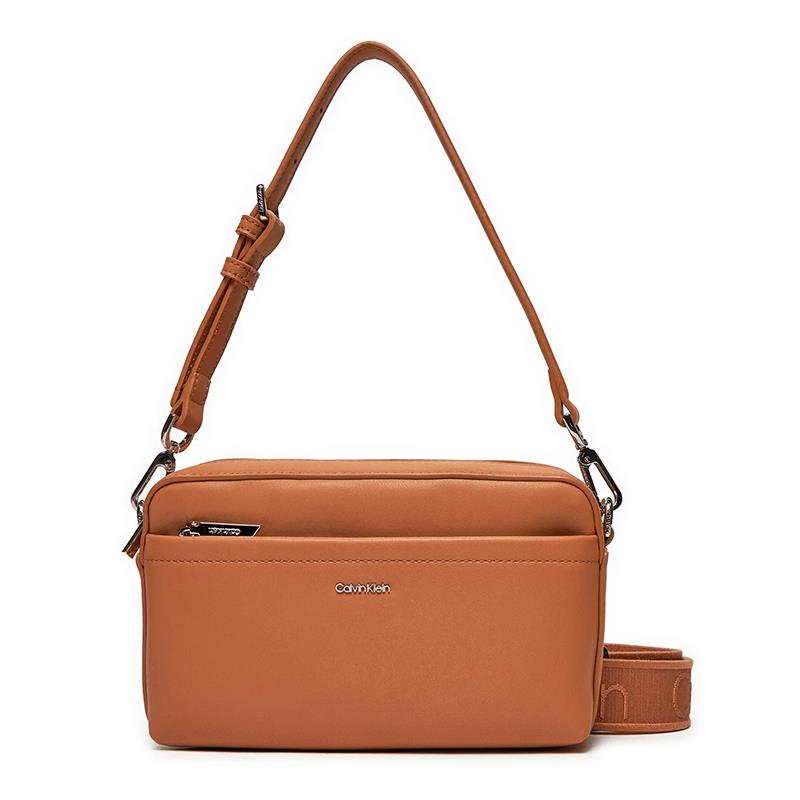 BOLSA FEMININA CALVIN KLEIN K60K612901GDB LION MARROM