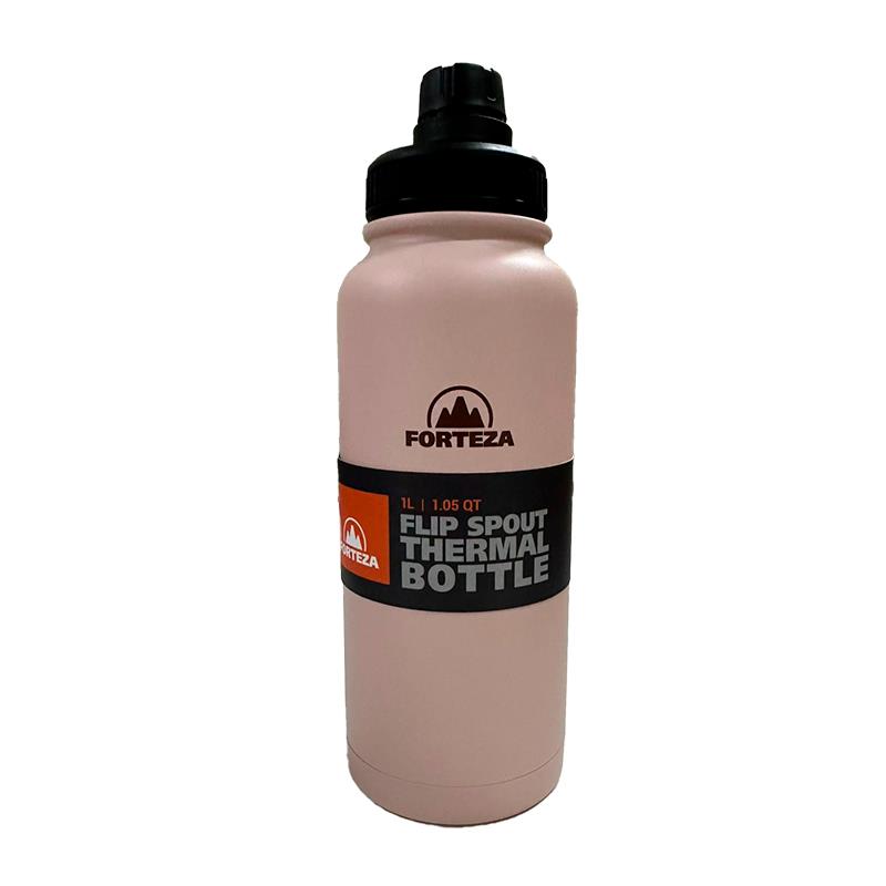 JARRA TERMICA DE ACO INOXIDAVEL FORTEZA FLIP SPOUT THERMAL ROSE GOLD 1L FZ-B100R