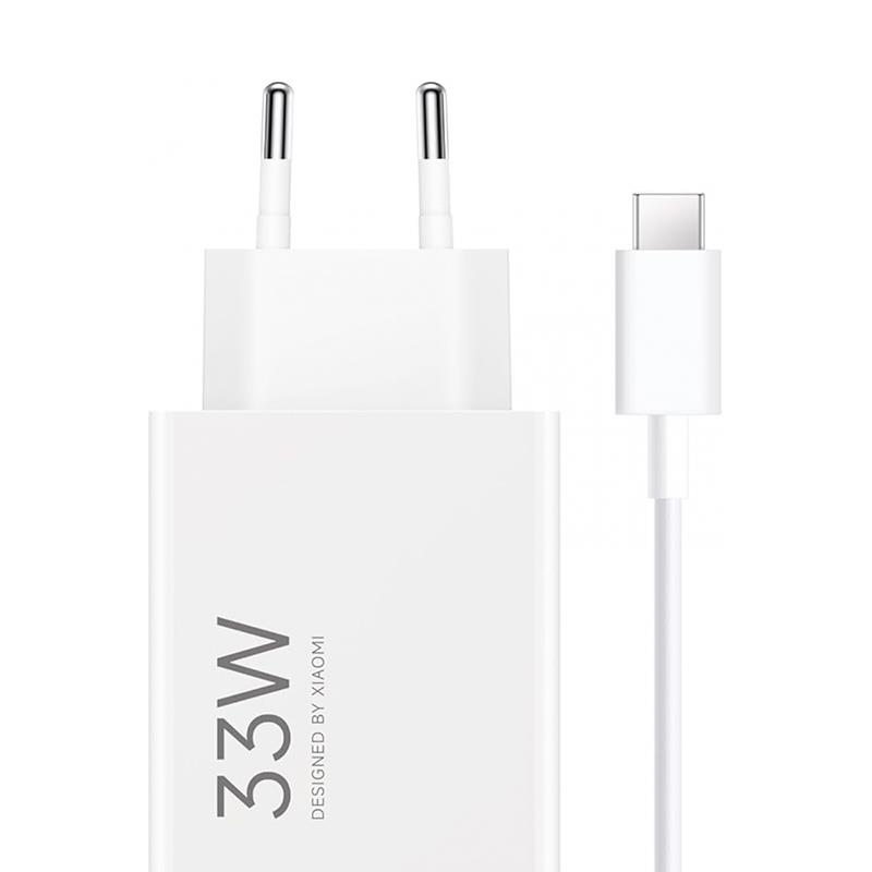 CONJUNTO XIAOMI CARREGADOR E CABO 33W USB A-C
