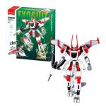 VEICULO DE MONTAR SLUBAN CACA A JATO EXOSUIT ARMY 2 EM 1 234PCS M38B1281