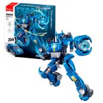 CARRINHO DE MONTAR SLUBAN ESPORTIVO EXOSUIT AUTOBOTS 253PCS M38B1317