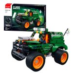 CARRINHO DE MONTAR SLUBAN SUV POWER BRICKS C/RETROFRICCAO 210PCS M38B1336