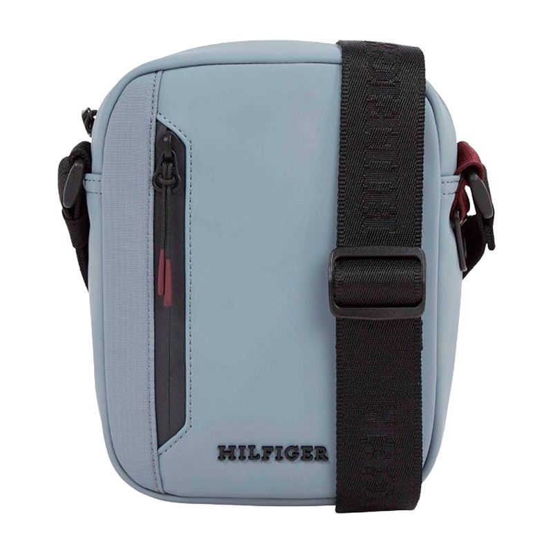 BOLSA MASCULINO TOMMY HILFIGER THP MINI REPORTER AM0AM13312POCOS CINZA