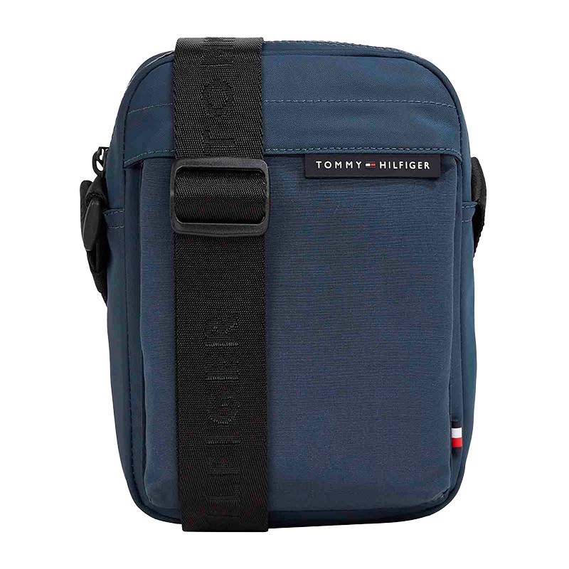BOLSA MASCULINO TOMMY HILFIGER THP MINI REPORTER AM0AM13297POMOS AZUL