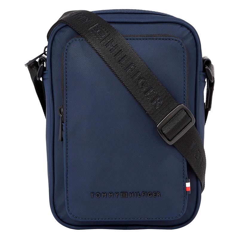 BOLSA FEMININA TOMMY HILFIGER TH REPREVE MINI REPORTER AM0AM12688DW6OS AZUL