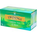 CHA TWININGS VERDE E HORTELA GREEN TEA MINT 25 X 50G