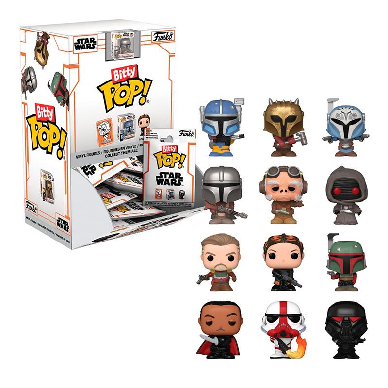 BONECO FUNKO BITTY POP STAR WARS MYSTERY MINI FIGURE MANDALORIAN 76401