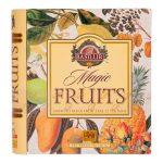 CHA BASILUR TEA BOOK MAGIC FRUITS ASSORTED 32 SACHES 64G