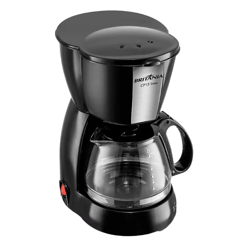 CAFETEIRA BRITANIA CP15 INOX 110V PRETO