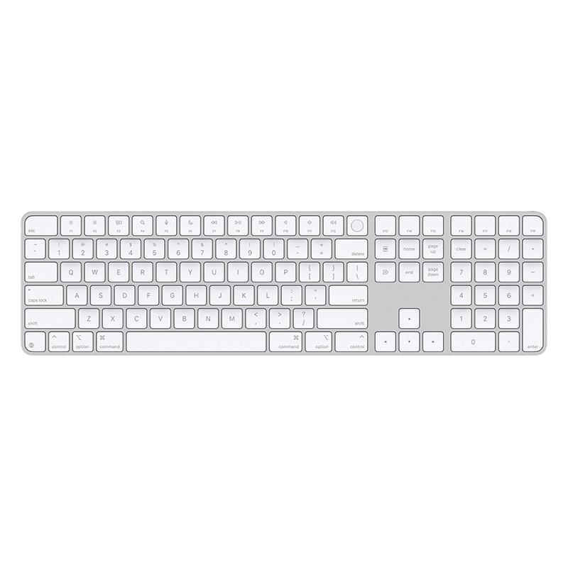 TECLADO S/FIO APPLE MAGIC KEYBOARD INGLES A3119 MXK73LL BRANCO