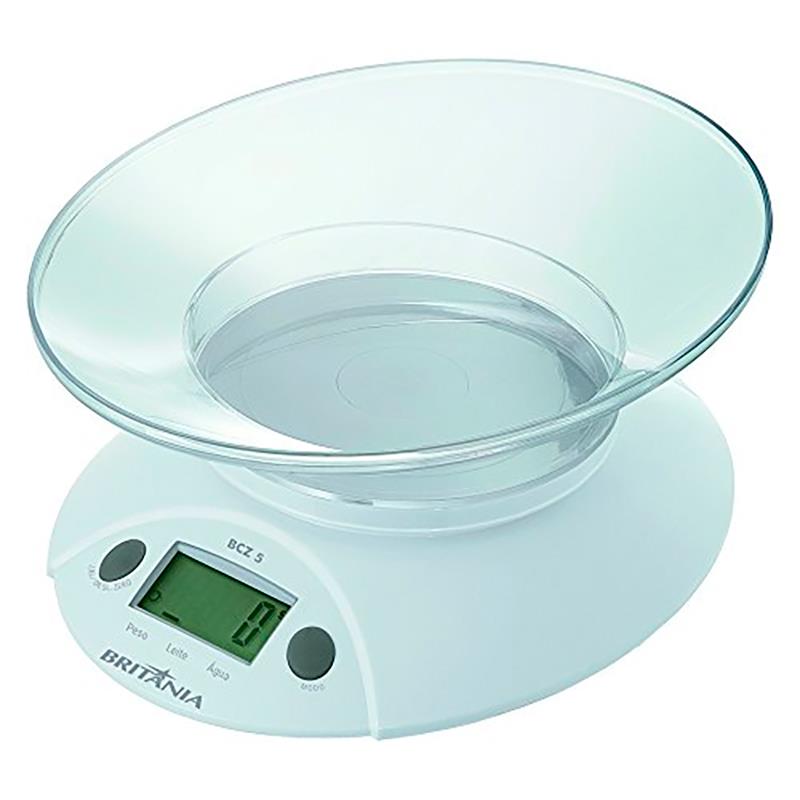 BALANCA DIGITAL BRITANIA BCZ5 5KG BRANCO