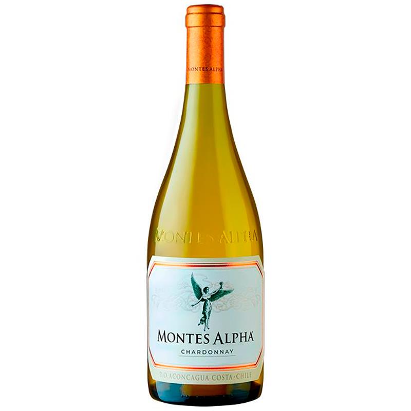 VINHO BRANCO MONTES ALPHA CHARDONNAY 750ML 14% 2021