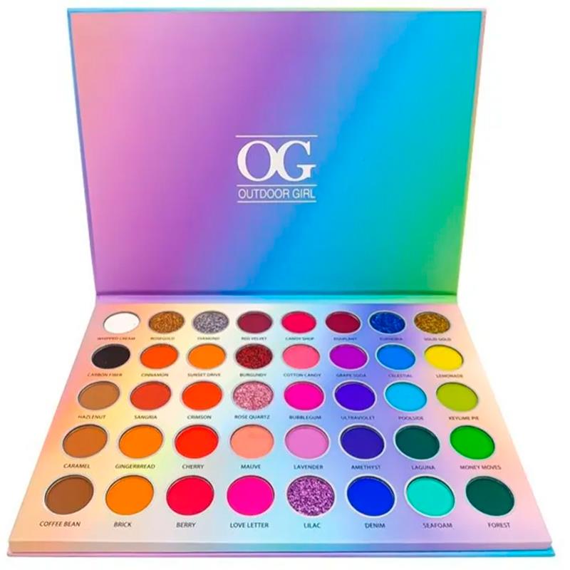 PALETA DE SOMBRA DE OLHOS OG 40C DE7213 LIVING IN FULL COLOR PALETTE 16G