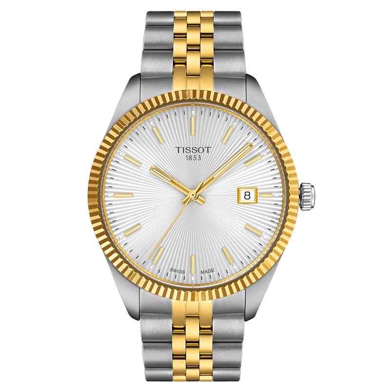 RELOGIO TISSOT BALLADE T1564102203100 PRATA/DOURADO/BRANCO