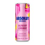 BEBIDA MISTA ABSOLUT RASPBERRY LEMONADE LATA 250ML 5%