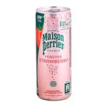 AGUA COM GAS SABORIZADA MAISON PERRIER DE MORANGO 250ML