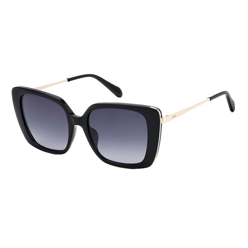 OCULOS DE SOL FEMININO FOSSIL TAM 54 18 145 207758807549O 2152GS PRETO CINZA