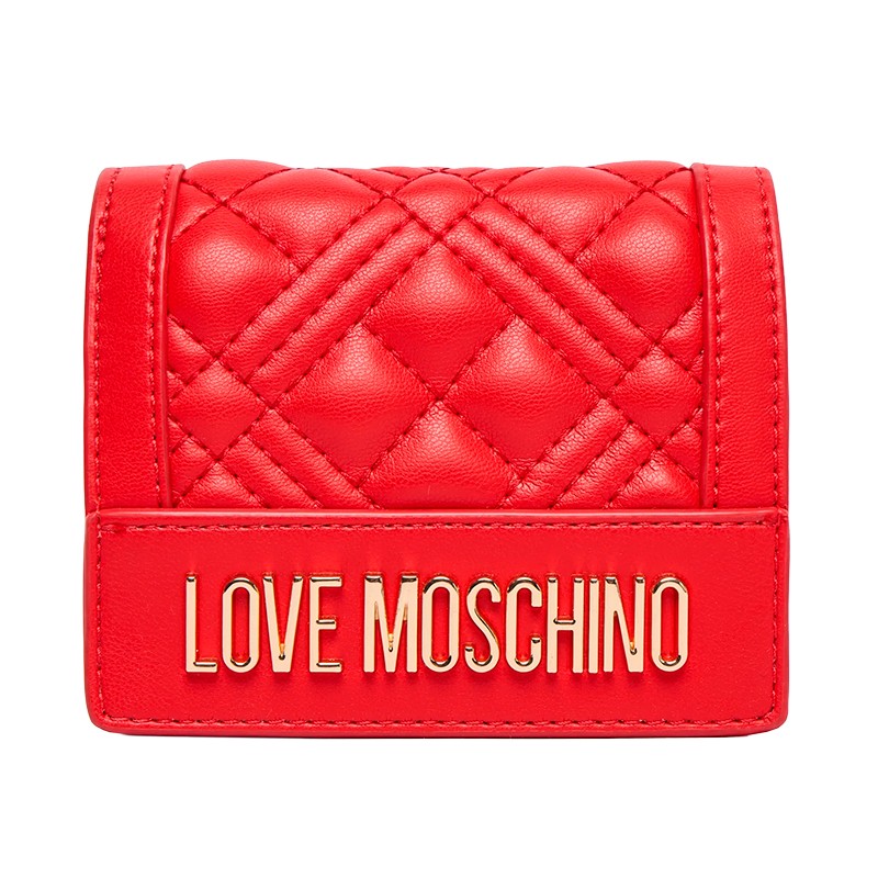 CARTEIRA LOVE MOSCHINO FEMININO COR VREMELHO JC5601PP0NLA0500