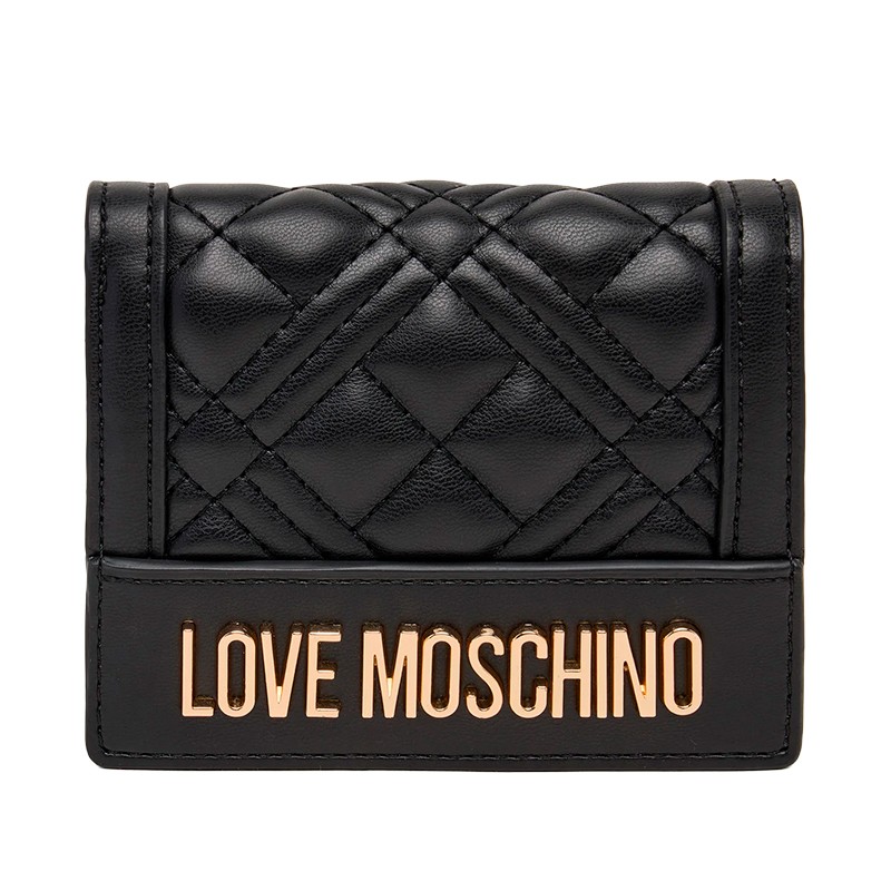 CARTEIRA FEMININA LOVE MOSCHINO PRETO JC5601PP0NLA0000