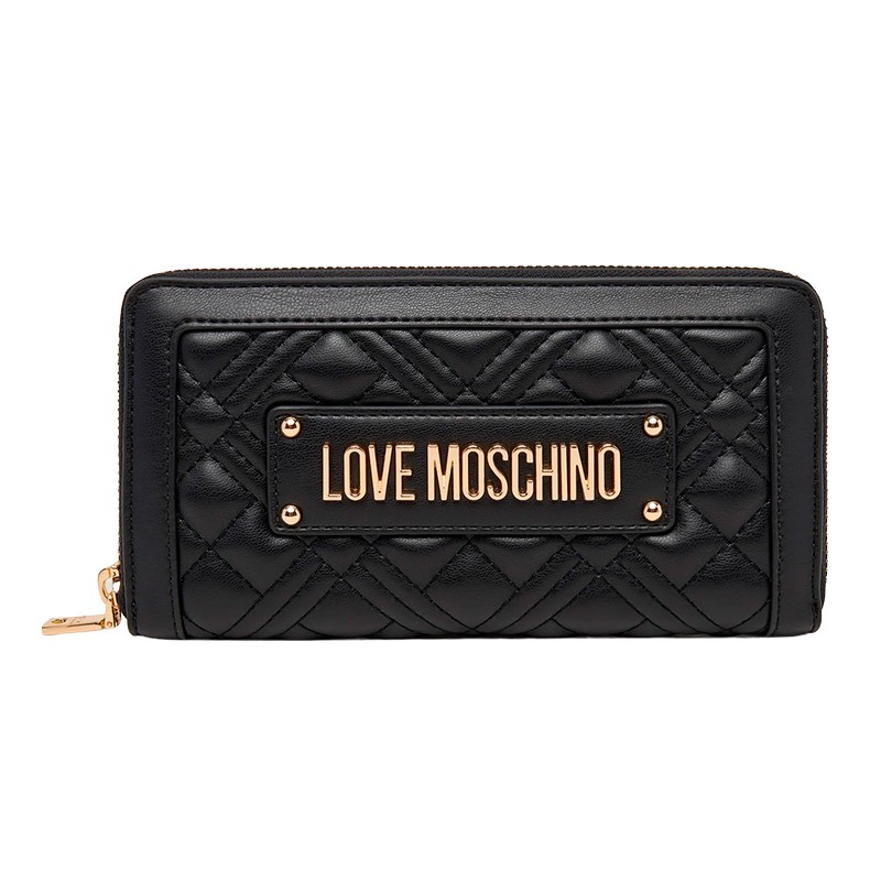 CARTEIRA FEMININA LOVE MOSCHINO PRETO JC5600PP0NLA0000