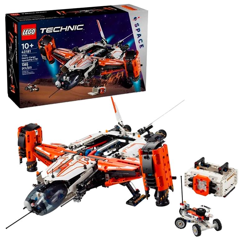 BRINQUEDO LEGO VTOL HEAVY CARGO SPACESHIP LT81 1365PCS 42181