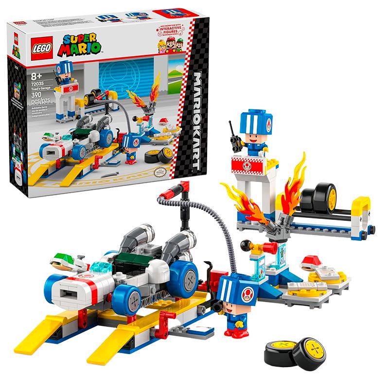 BRINQUEDO LEGO MARIO KART TOADS GARAGE 72035 390PCS