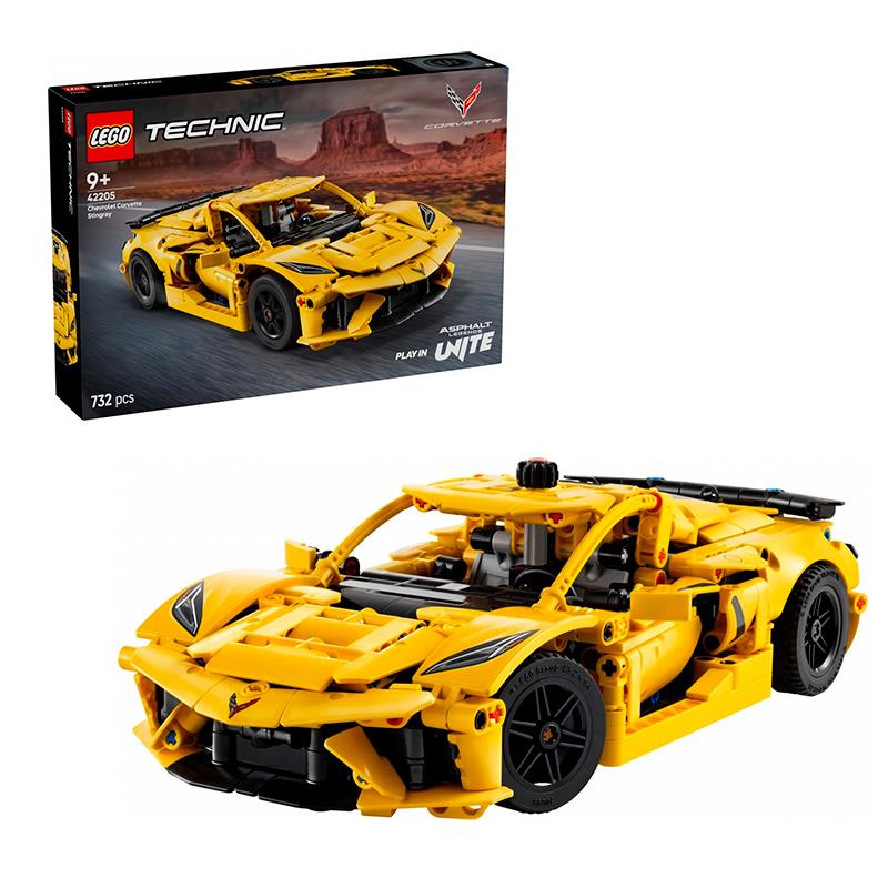 BRINQUEDO LEGO CHEVROLET CORVETTE STINGRAY 732PCS 42205