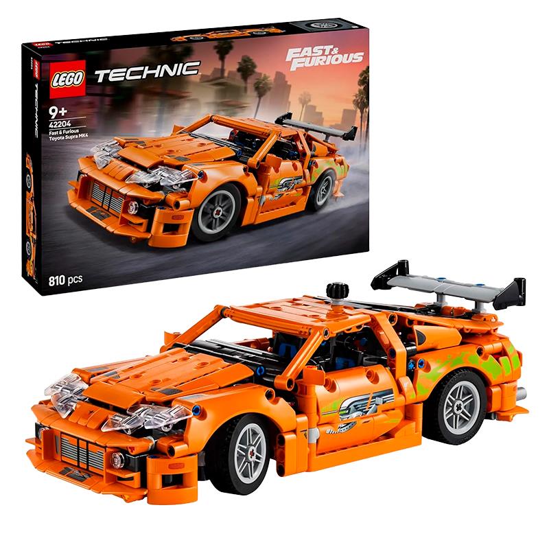 BRINQUEDO LEGO FAST AND FURIOUS TOYOTA SUPRA MK4 810PCS 42204