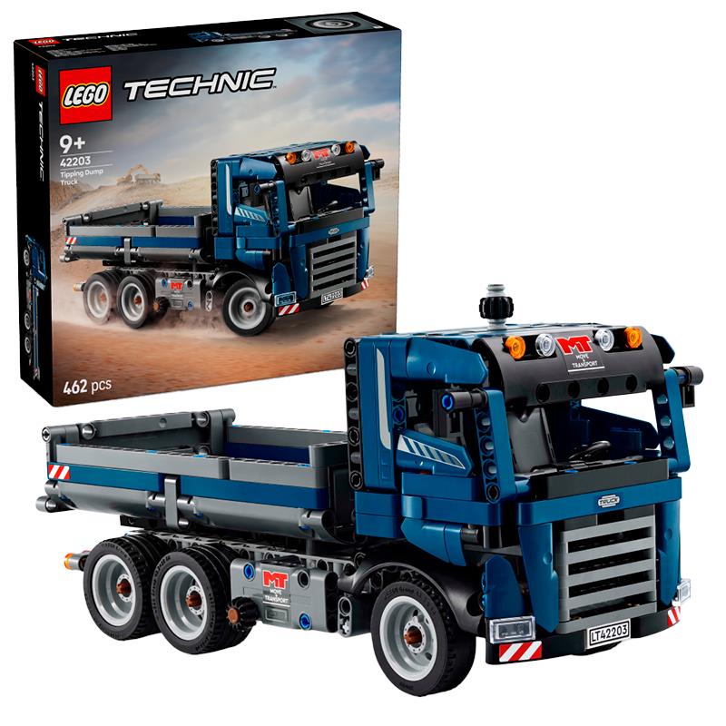 BRINQUEDO LEGO TIPPING DUMP TRUCK 462PCS 42203