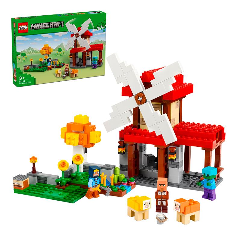 BRINQUEDO LEGO THE WINDMILL FARM 462PCS 21262