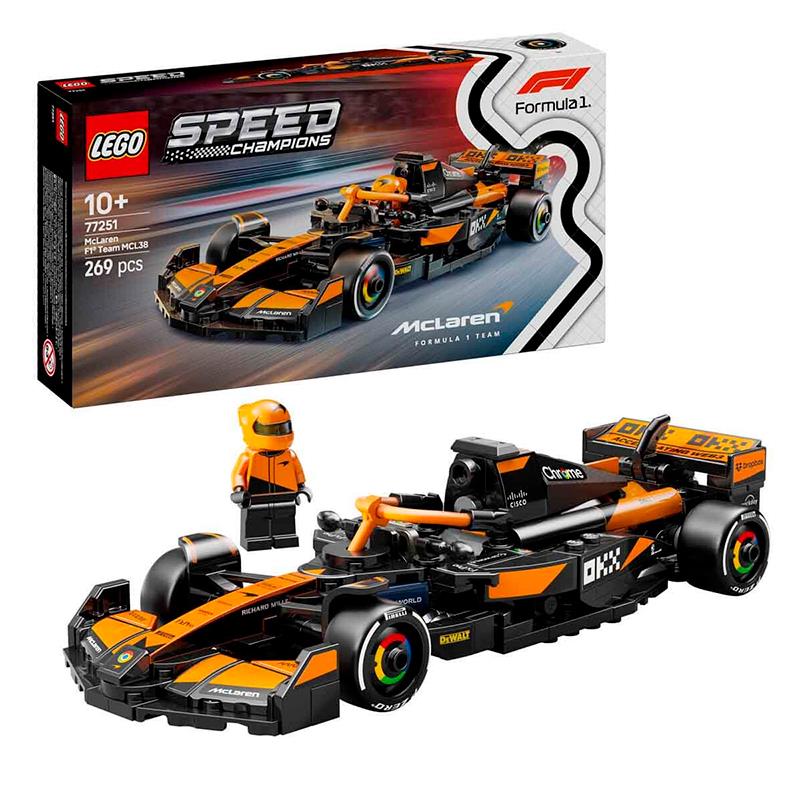BRINQUEDO LEGO MCLAREN F1 TEAM MCL38 RACE CAR 77251 269PCS
