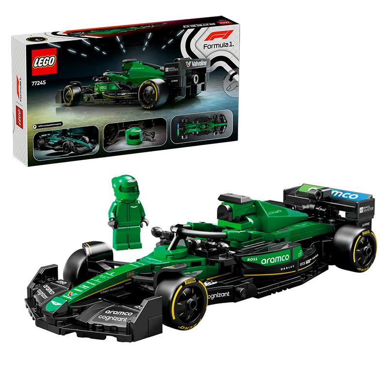 BRINQUEDO LEGO ASTON MARTIN ARAMCO F1 AMR24 RACE CAR 77245 269PCS