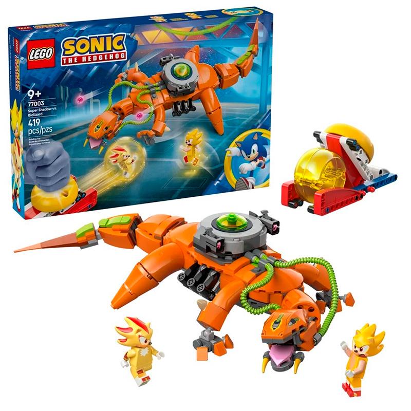 BRINQUEDO LEGO SUPER SHADOW VS. BIOLIZARD 419PCS 77003
