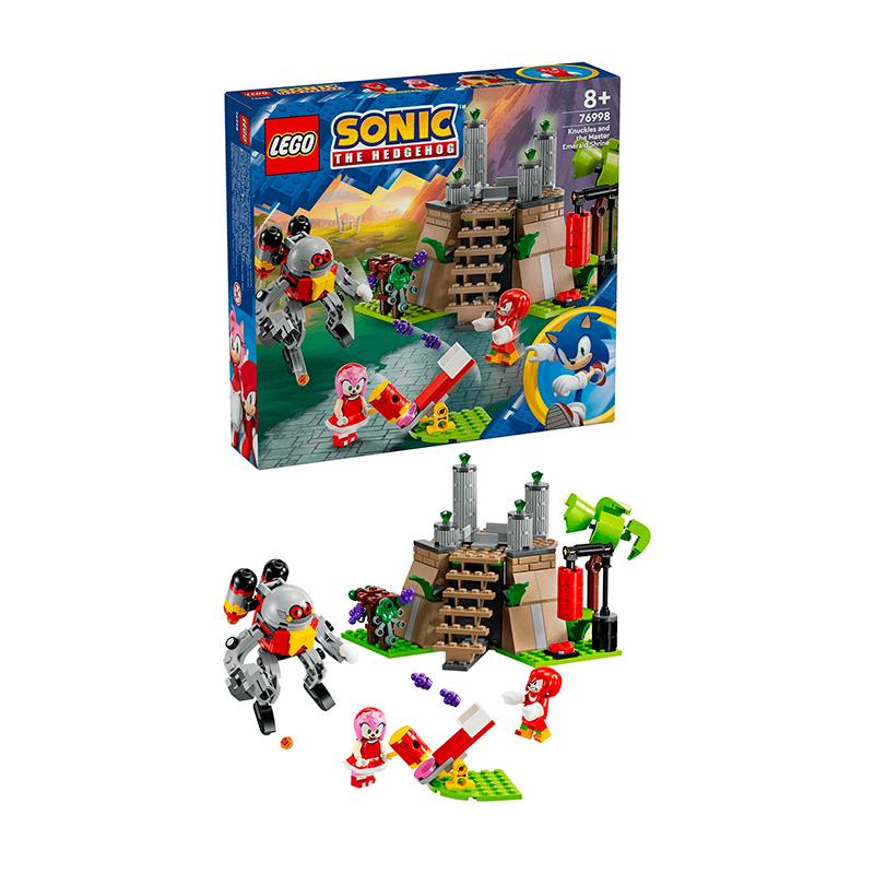 BRINQUEDO LEGO KNUCKLES AND THE MASTER EMERALD SHRINE V29 325PCS 76998