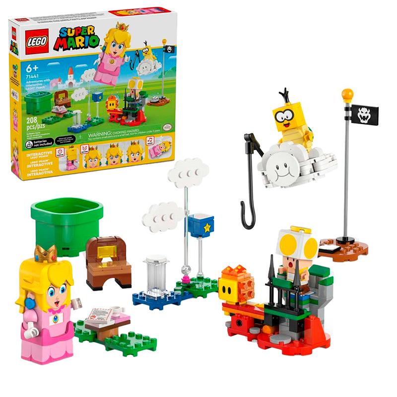 BRINQUEDO LEGO ADVENTURES WITH INTERACTIVE LEGO PEACH V29 208PCS