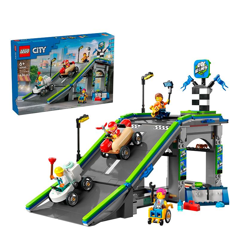 BRINQUEDO LEGO NO LIMITS RACE CAR RAMP TRACK 436PCS