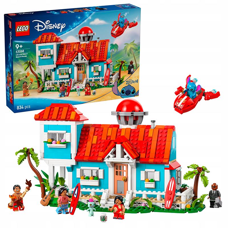 BRINQUEDO LEGO LILO AND STITCH BEACH HOUSE 43268 834PCS