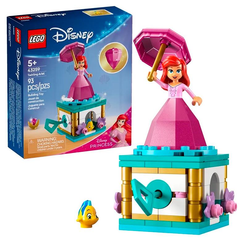 BRINQUEDO LEGO TWIRLING ARIEL 43259 93PCS