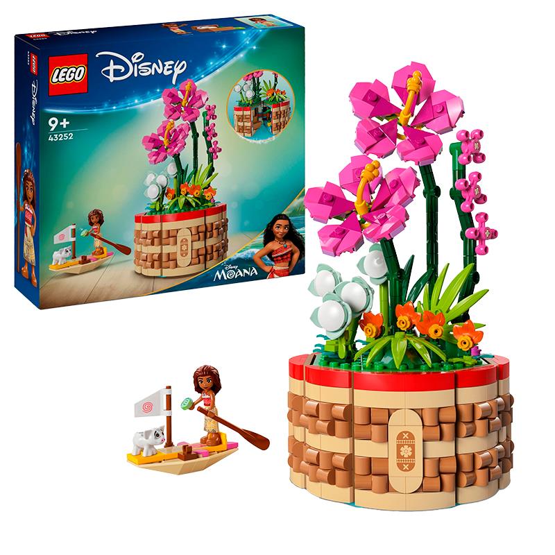 BRINQUEDO LEGO MOANAS FLOWERPOT 619PCS 43252