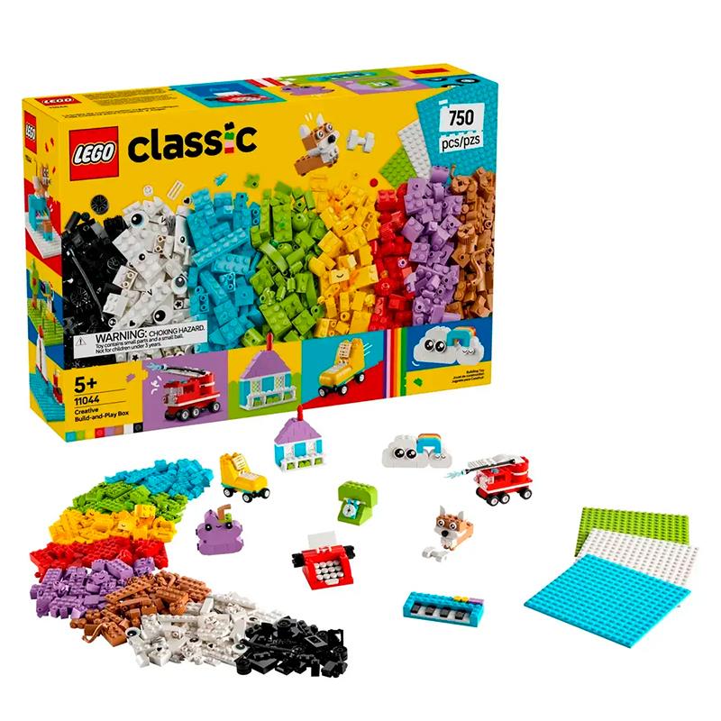 BRINQUEDO LEGO CREATIVE BUILDANDPLAY BOX 484PCS 11044