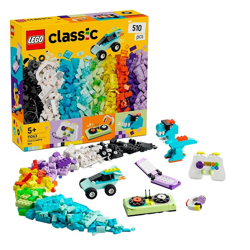 BRINQUEDO LEGO COOL CREATIVE BOX 484PCS 11043