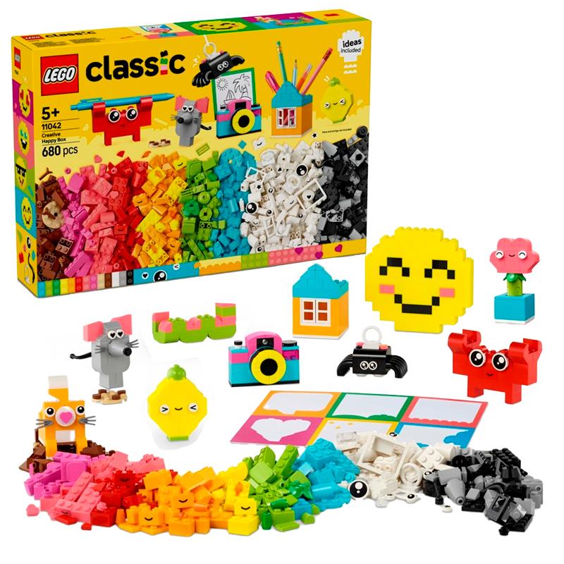 BRINQUEDO LEGO CREATIVE HAPPY BOX 680PCS 11042