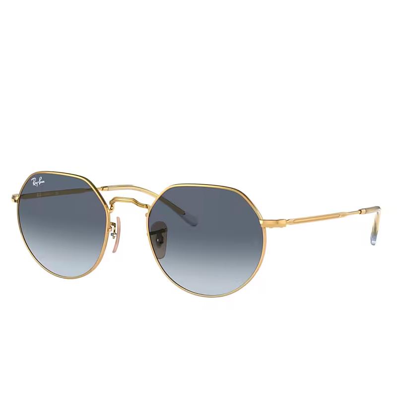 OCULOS DE SOL RAY BAN FEMININO 0RB3565 001/8655 4920145MM DOURADO AZUL