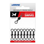 GIRADOR P/PESCA MARINE SPORTS NICKEL 09 BLACK SWIVEL C/50PCS