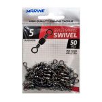 GIRADOR P/PESCA MARINE SPORTS NICKEL 05 BLACK SWIVEL C/50PCS