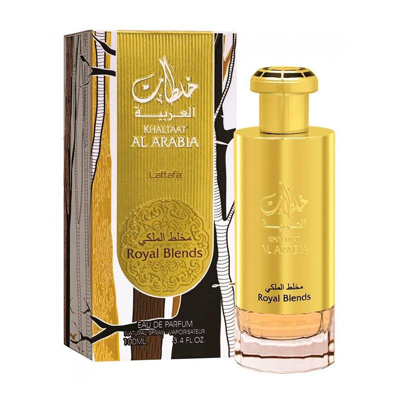 PERFUME UNISSEX LATTAFA KHALTAAT AL ARABIA ROYAL BLENDS GOLD EDP 100ML