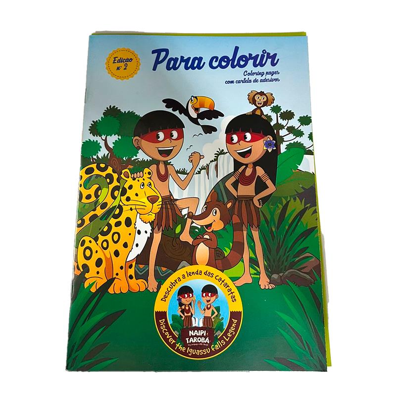 LVIRO PARA COLORIR DESCUBRA A LENDA DAS CATARATAS
