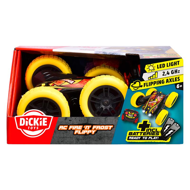 CARRINHO DICKIE FIRE N FROST FLIPPY RC 2,4 GHZ 16 CM 201103007