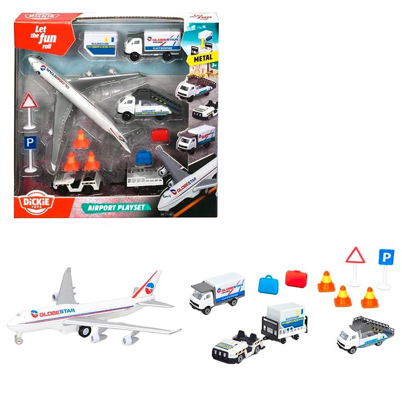CARRINHOS DICKIE AIRPORT PLAYSET 203743001
